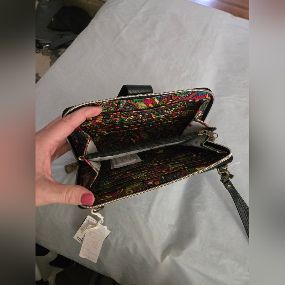 Sakroots Multicolor Patterned Smartphone Crossbod… - image 5